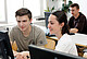 Die digitale Welt von morgen gestalten: Das lernt man an der Uni Hohenheim. Im neuen Wirtschaftsin-formatik-Studiengang und weiteren Angeboten für Studierende. | Bildquelle: Universität Hohenheim / Uta Rometsch