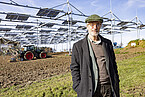 Einweihung Agri-PV-Forschungsanlage mit Uni-Rektor Christoph Schneider | Bildquelle: Universität Hohenheim / Thomas Klink Einweihung Agri-PV-Forschungsanlage mit Uni-Rektor Christoph Schneider | Bildquelle: Universität Hohenheim / Thomas Klink